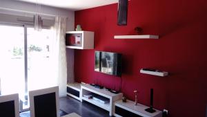 TV a/nebo společenská místnost v ubytování Apartamento Puerto Real