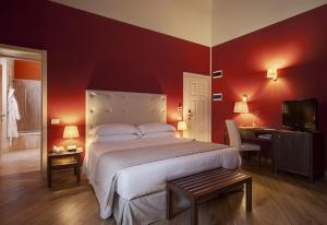 Postel nebo postele na pokoji v ubytování Hotel 500 Firenze