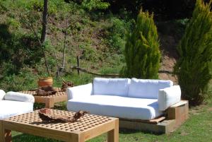 Posezení v ubytování El Solei Paraiso en el Montseny