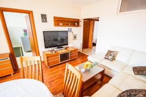Televízia a/alebo spoločenská miestnosť v ubytovaní La Mia Apartment