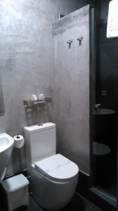 Koupelna v ubytování Albergue Inturjoven Cazorla