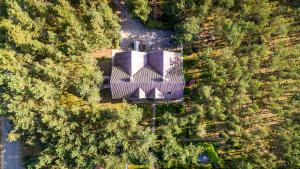 Letecký snímek ubytování Forest Cottage