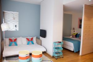 Postel nebo postele na pokoji v ubytování WestCord Hotel Delft