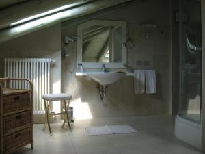 Ванная комната в Albergo Venturelli