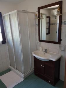 Koupelna v ubytování Affittacamere Adri