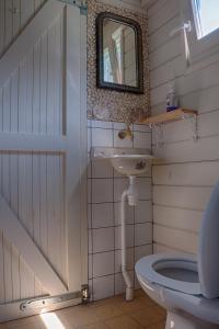 Et badeværelse på Artistiek Vakantiehuisje