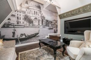 Część wypoczynkowa w obiekcie Luxury Apartments - Wroclaw Old Town - Wrocław Rynek