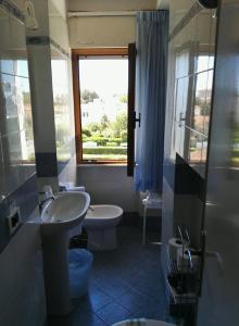 Koupelna v ubytování Hotel Elizabeth