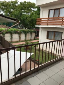Balkón nebo terasa v ubytování Mellys Haus