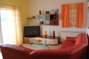TV a/nebo společenská místnost v ubytování Apartments Lucija