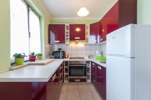 Kuhinja oz. manjša kuhinja v nastanitvi apartman Sabljak