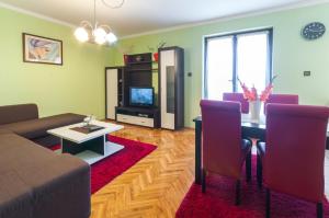 TV a/nebo společenská místnost v ubytování Apartman Sabljak