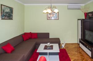 TV a/nebo společenská místnost v ubytování Apartman Sabljak