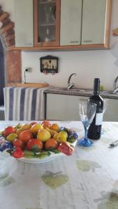 Comida na villa ou em algum lugar perto