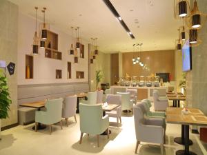 Posezení v ubytování Echarm Hotel Chengdu KuanNarrow Alley JinXianQiao Branch 宜尚酒店成都宽窄巷子金仙桥店