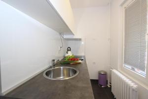 Dapur atau dapur kecil di New Belgrade Apartment ARENA +11 gambar