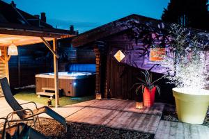 Patio nebo venkovní prostory v ubytování B&B A Dream City spa & Massages