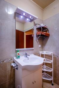 Koupelna v ubytování Apartments Jasna