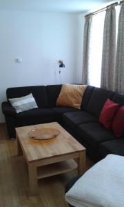 Posezení v ubytování Ferienwohnung Mülli