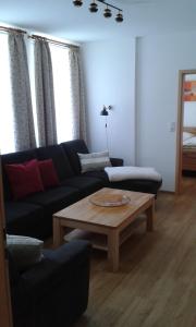 Posezení v ubytování Ferienwohnung Mülli