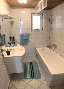 Koupelna v ubytování Ferienwohnung Brennseeblick