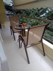 Balkón nebo terasa v ubytování Palataki Residence
