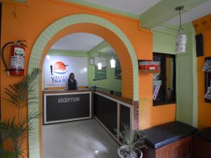 an entrance to a restaurant with an archway at Hotel Yala Peak in Kathmandu