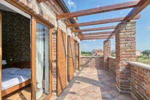 Balkón nebo terasa v ubytování Istrian Villa Melany