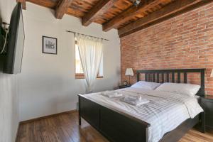 Postel nebo postele na pokoji v ubytování Istrian Villa Melany + 37 fotografií