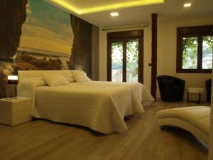Posteľ alebo postele v izbe v ubytovaní Hostal El Cerro - Only Adults