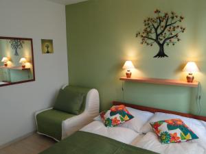Postel nebo postele na pokoji v ubytování Apartments Liptov City
