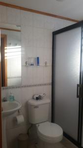 Koupelna v ubytování Tatas Haus + 37 fotografií