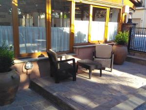 A seating area at Can Misse