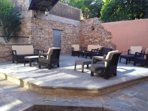 A seating area at Can Misse