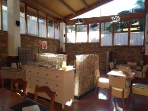 A seating area at Can Misse
