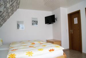 Postel nebo postele na pokoji v ubytování Hotel Braunlage