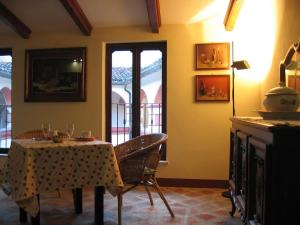 Dining area in a panziókat