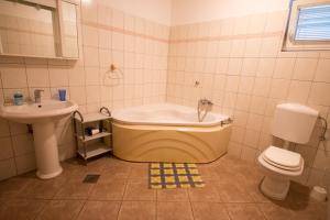 Et badeværelse på Apartments Jasna