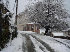 View Hotel BRC durante o inverno