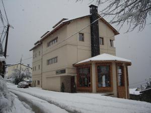 View Hotel BRC durante o inverno