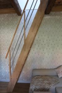 Postel nebo postele na pokoji v ubytování Dompanorama-Kleines Ferienloft