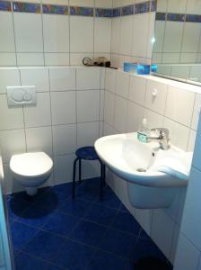 Koupelna v ubytování Gasthaus Schützen + 37 fotografií
