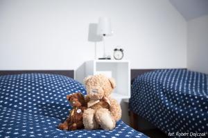 Postel nebo postele na pokoji v ubytování Willa Rogowskich