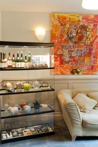 Posezení v ubytování La Fraîchette-Hôtel & Spa