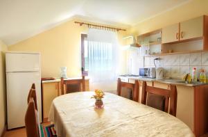 Kuchyň nebo kuchyňský kout v ubytování Apartments Sabljak