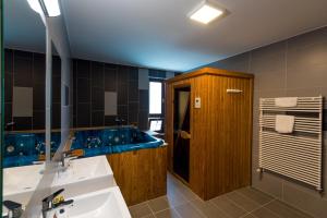 Koupelna v ubytování Hotel Kamilla