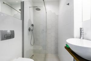 Kúpeľňa v ubytovaní Central Station Apartments + 15 fotografií