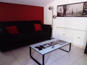Χώρος καθιστικού στο Chez Isabelle et Guy B&B