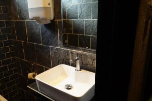 Koupelna v ubytování Hotel Kumkum
