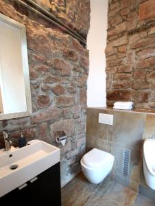 Koupelna v ubytování Hotel Sudpfanne